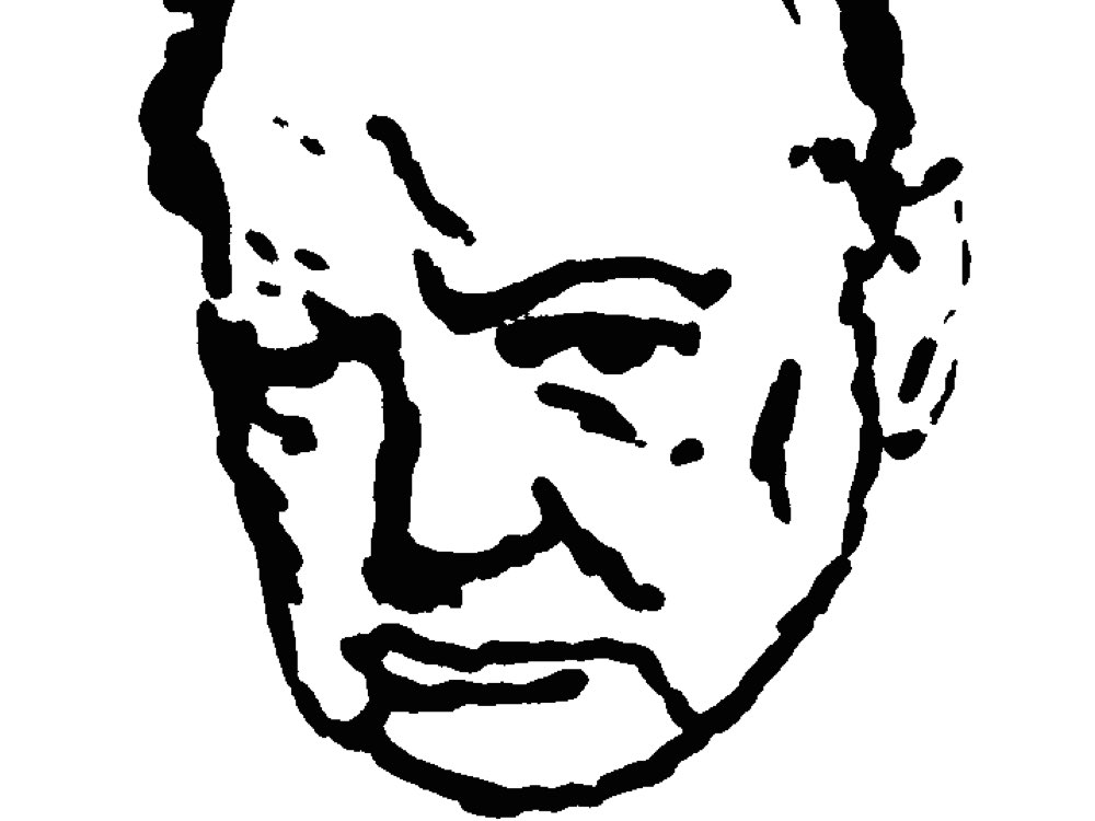 Portrait of Winston Churchill